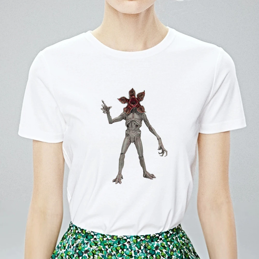 Летняя недорогая футболка с принтом очень странные дела Повседневная забавная