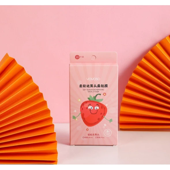 Полоски для носа от черных точек Strawberry 10шт Yoyoso | Красота и здоровье
