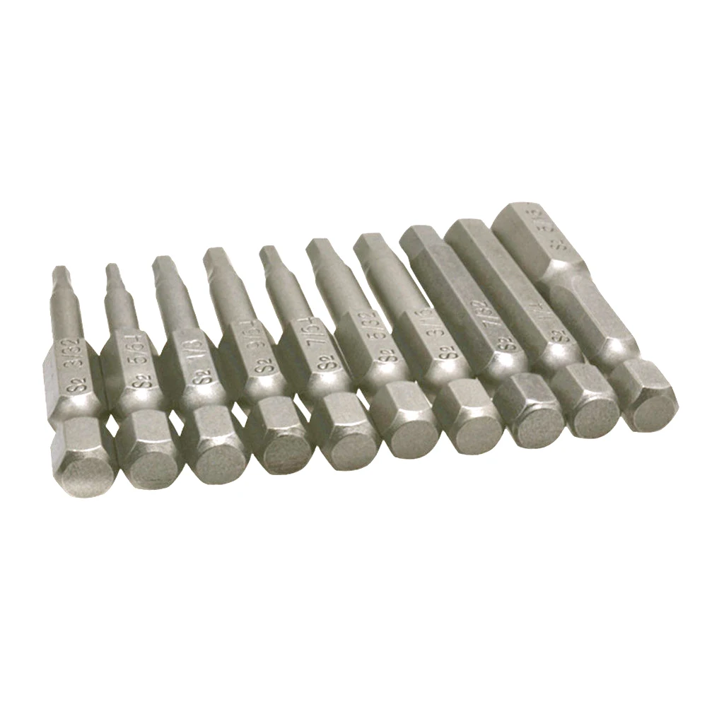 

Workshop Screwdriver bits Tools Hex Shank Allen Wrench Magnetic Silver