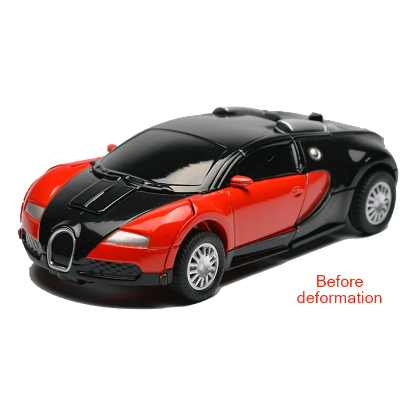 Робот деформация в один клик King Kong задняя модель автомобиля Bugatti спортивный