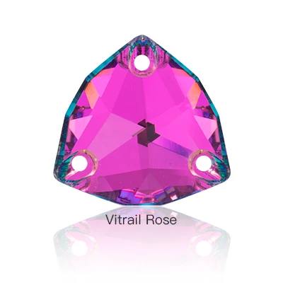 Vitrail Rose Стразы с плоской задней частью, хрустальные стразы для украшения свадебного платья/аксессуаров для одежды - Цвет: Vitrail Rose