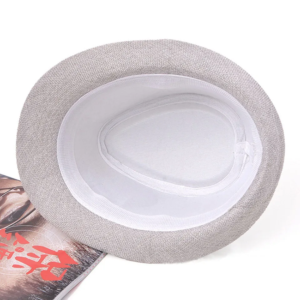 Однотонная джазовая шляпа унисекс 9 цветов для мужчин и женщин фетровая из хлопка