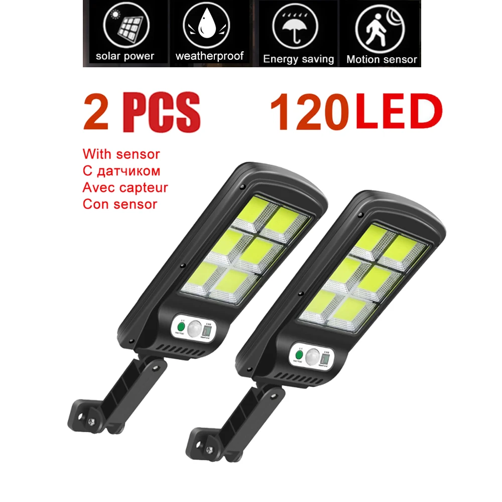 

2pcs tabular oblong Solar Night Light solar Lamp Garden Lantern Body Induction PIR Motion Sensor remote control adjustable angel