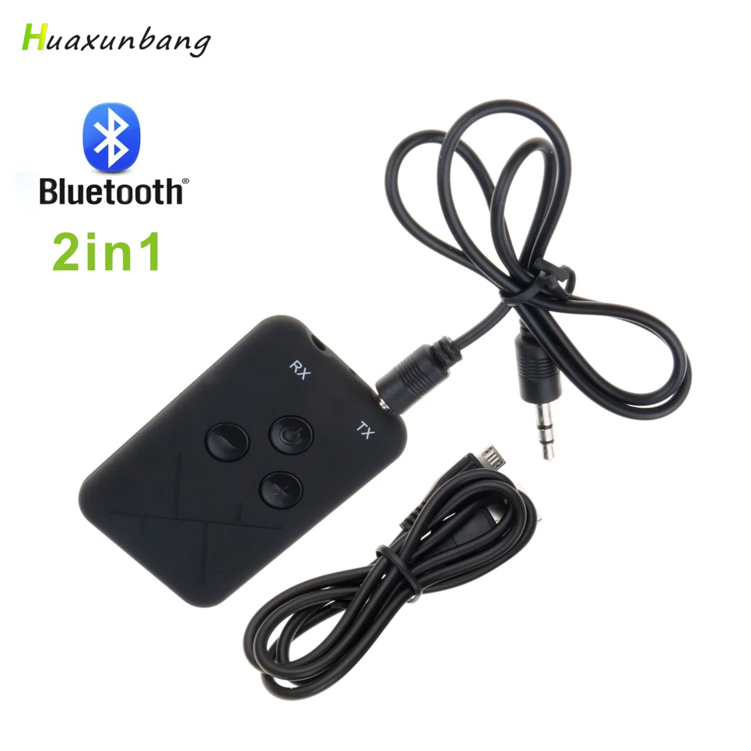 Автомобильный приемник передатчик Bluetooth 3 5 мм аудио AUX PC TV Phone Громкая связь 2 в 1