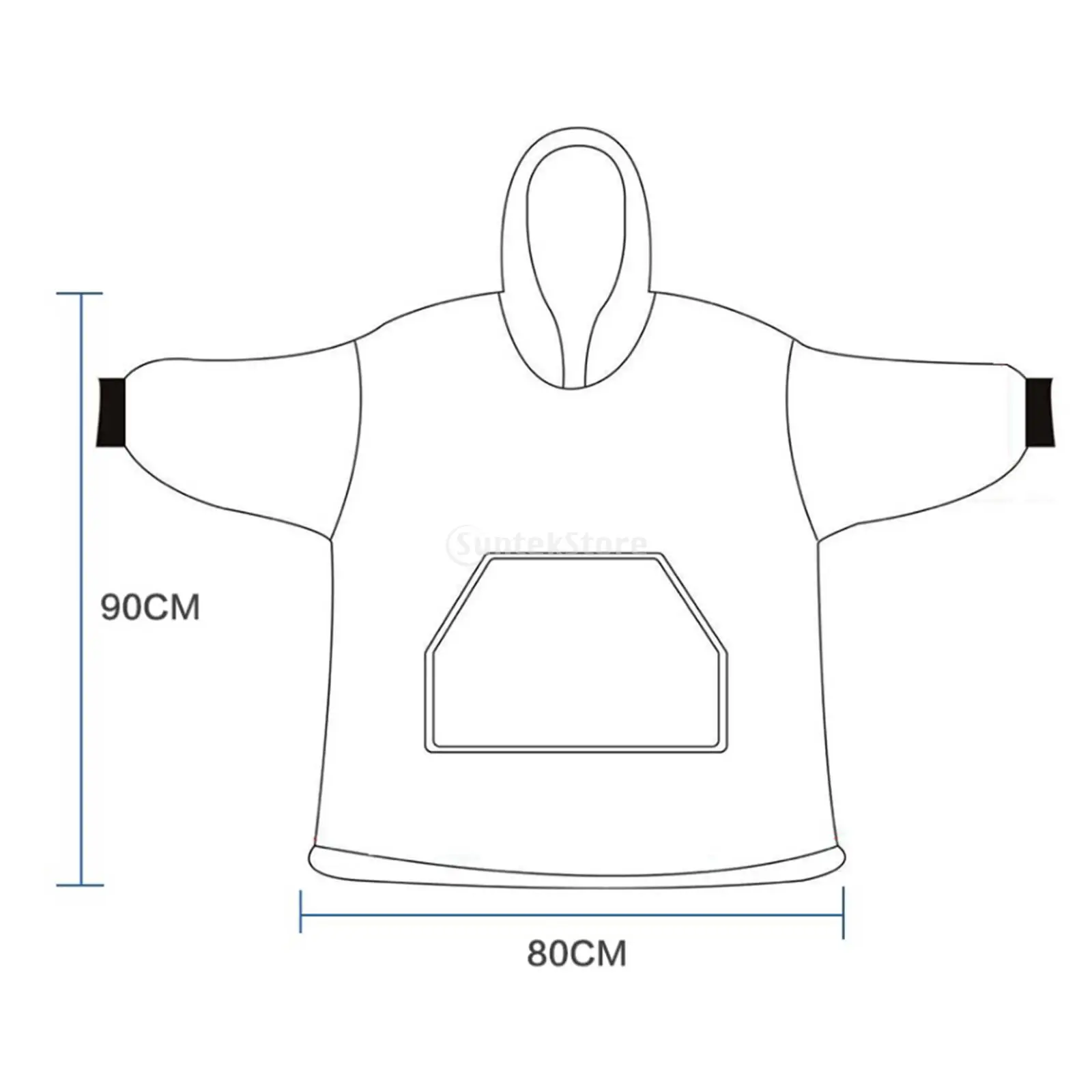 

Blanket with Sleeves Women Men Oversized Hoodie Fleece Warm Hoodies Sweatshirts Giant TV Blanket Hoody Robe Casaco Feminino