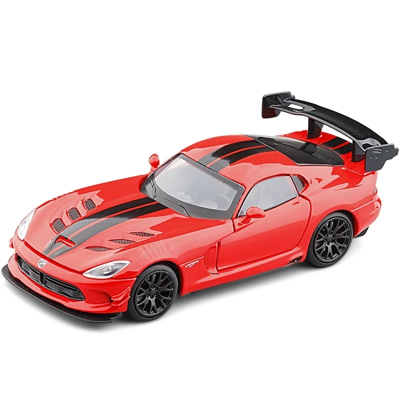 Модель автомобиля Dodge-ACR Viper Спортивная из сплава литая модель игрушечного со