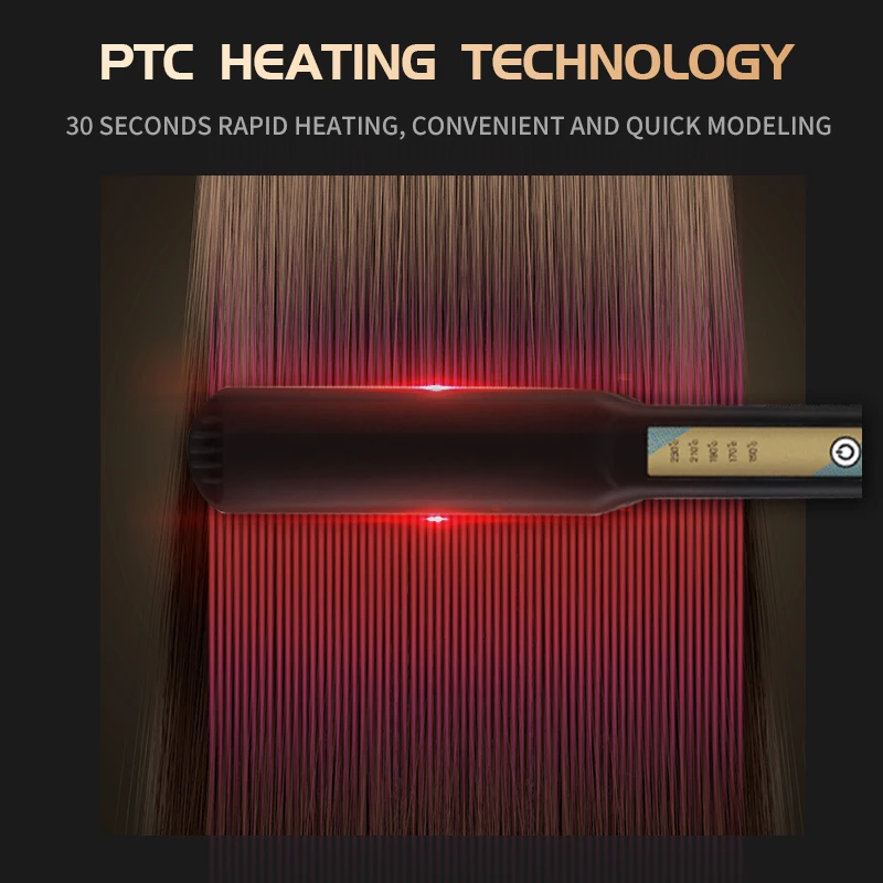 

Wholesale Hot Selling Professional Ceramic Mini Portable Hair Straightener Flat Iron Tourmaline ceramics fast heating element