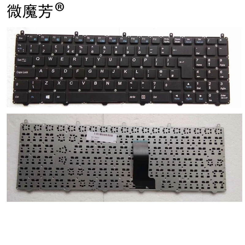Английская клавиатура для DNS Clevo W650 W650SRH W655 W650SR W650SC R650SJ W6500 W650SJ w655sc w650sh|Клавиатуры