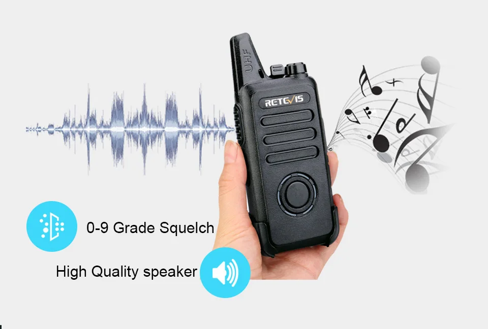 4 шт. RETEVIS RT22S Handsfree Walkie Talkie RT22 обновление VOX скрытый дисплей usb зарядка двухстороннее радио приемопередатчик с наушником