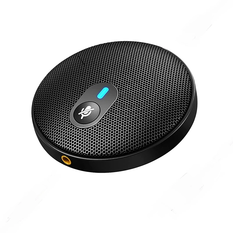 

Микрофон для конференций, конденсатор для ПК со всенаправленным микрофоном на 360 °, для настольного микрофона, видеозвонков, конференций с з...