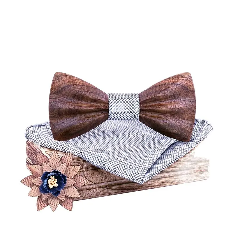 

2021 Wood Wooden Bow Tie camisas mujer Floral Bowtie modis gravata tie ties for men cravate homme noeud papillon chemise femme