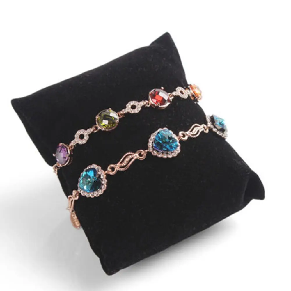 5 шт./компл. часы браслет ювелирные изделия Дисплей Подушка превосходным бархатом