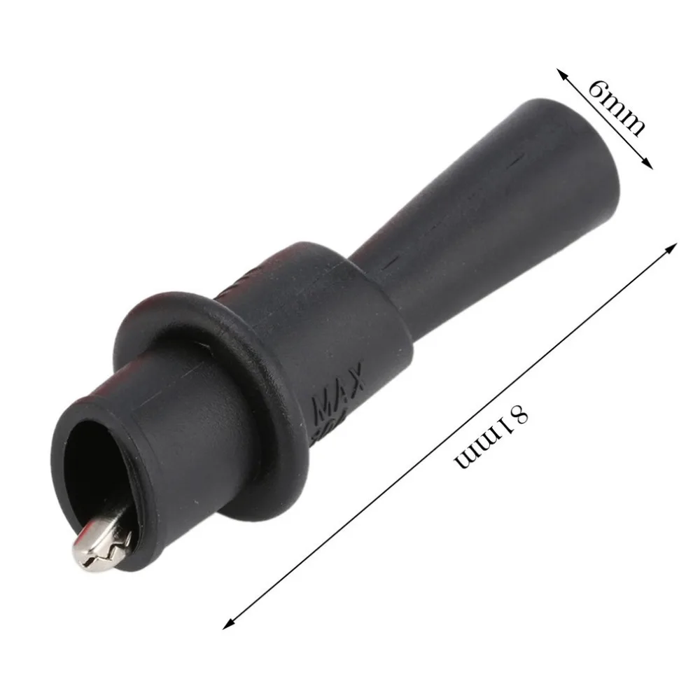 

2PCS Crocodile Alligator Test Power Clip Electrical Clamp Car Detection Clip 2mm Direct Insert Multimeter Pen Accessories