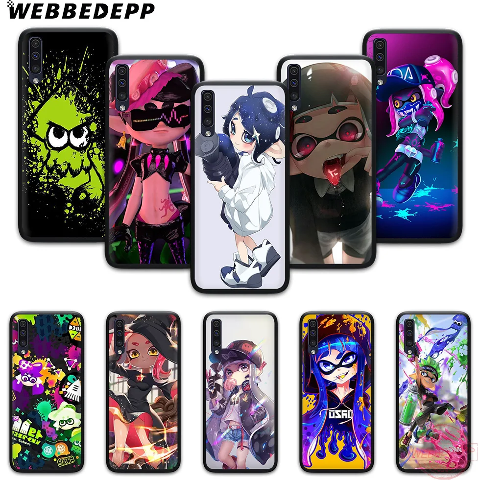 WEBBEDEPP Splatoon мягкий чехол для телефона с изображением цветов Samsung A10S A6 7 8 9 A10 20 A40 A50 A60