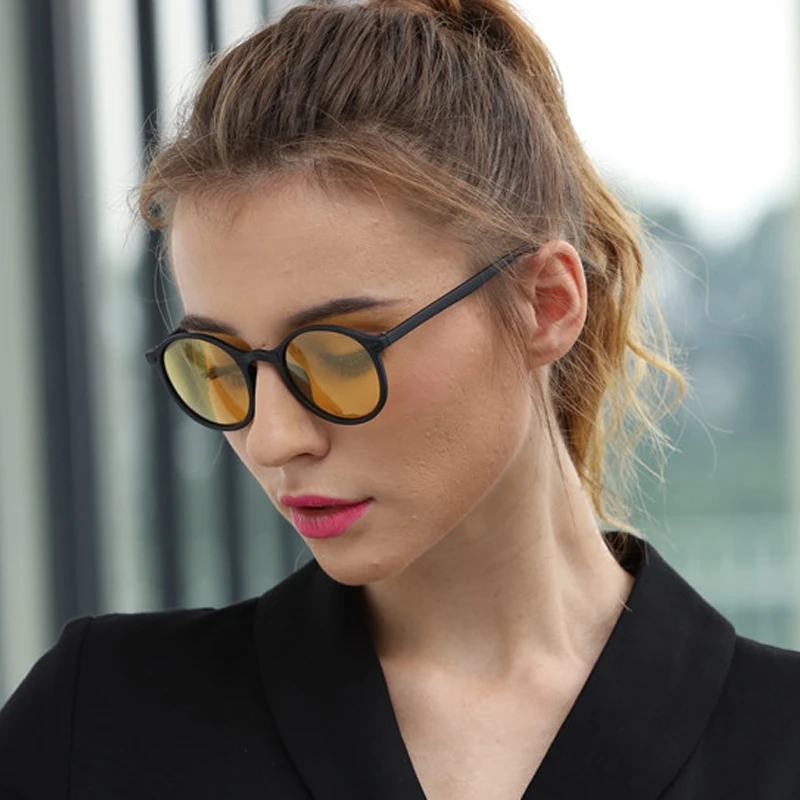 Поляризационные солнцезащитные очки ночного видения Ретро стиль мужские крутые