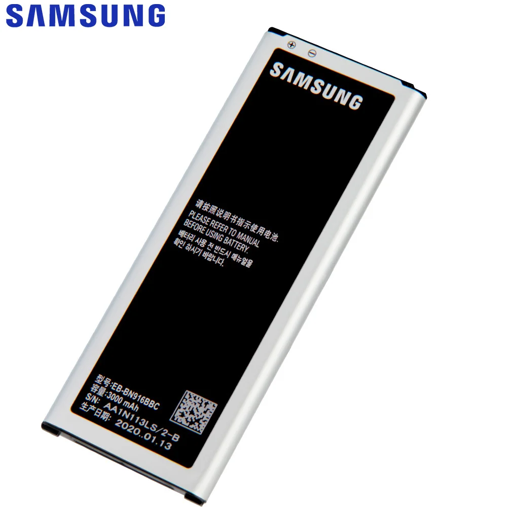 Оригинальная Аккумуляторная батарея SAMSUNG для Samsung GALAXY NOTE 4 N9106W N9100 N9108V N9109V Φ с NFC 3000