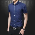 Новое поступление, модная брендовая одежда, мужская рубашка с длинным рукавом, корейский тонкий дизайн, формальная повседневная мужская рубашка, размер M-5XL