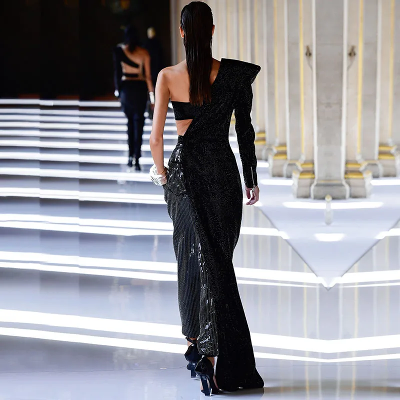 Женские вечерние костюмы Max Spri комплект из двух предметов в стиле панк