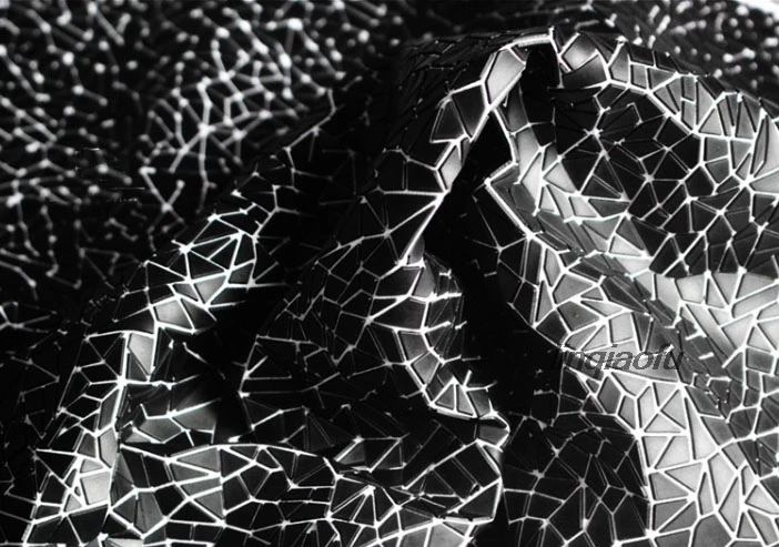 Трехмерная текстура моделирующая креативная ткань модный геометрический