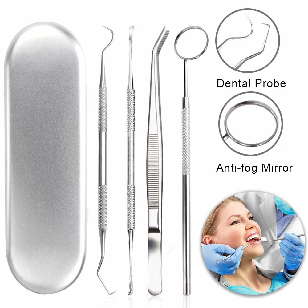 Стоматологический инструмент из нержавеющей стали зеркальный скалер для рта