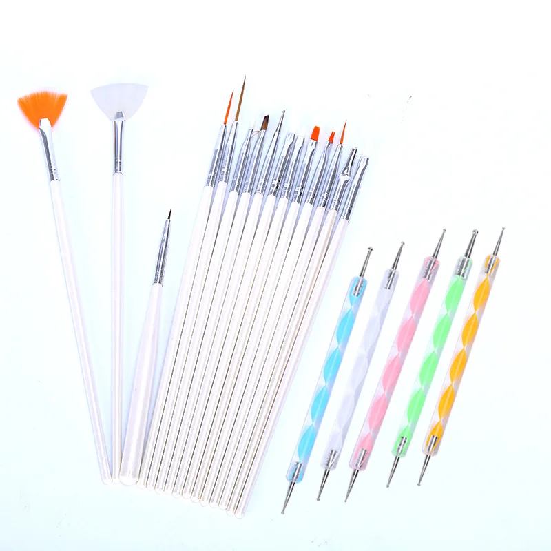 

Clay Sculpture Coloring Draw Detail Brush Ball Styluses Dotting Tool Set for Embossing Pattern Pottery Clay Sculpting, Nail Art