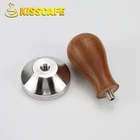 Молоток кофейного порошка с деревянной ручкой и основанием из нержавеющей стали 304, 41495153545757585835 мм, аксессуары для кофейных инструментов