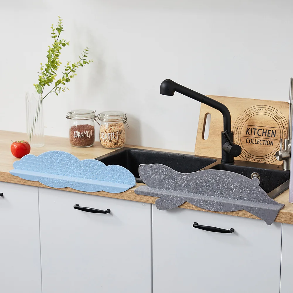 

Креативные кухонные инструменты, столешница для раковины с защитой от брызг, силиконовая присоска, подставка для мытья посуды