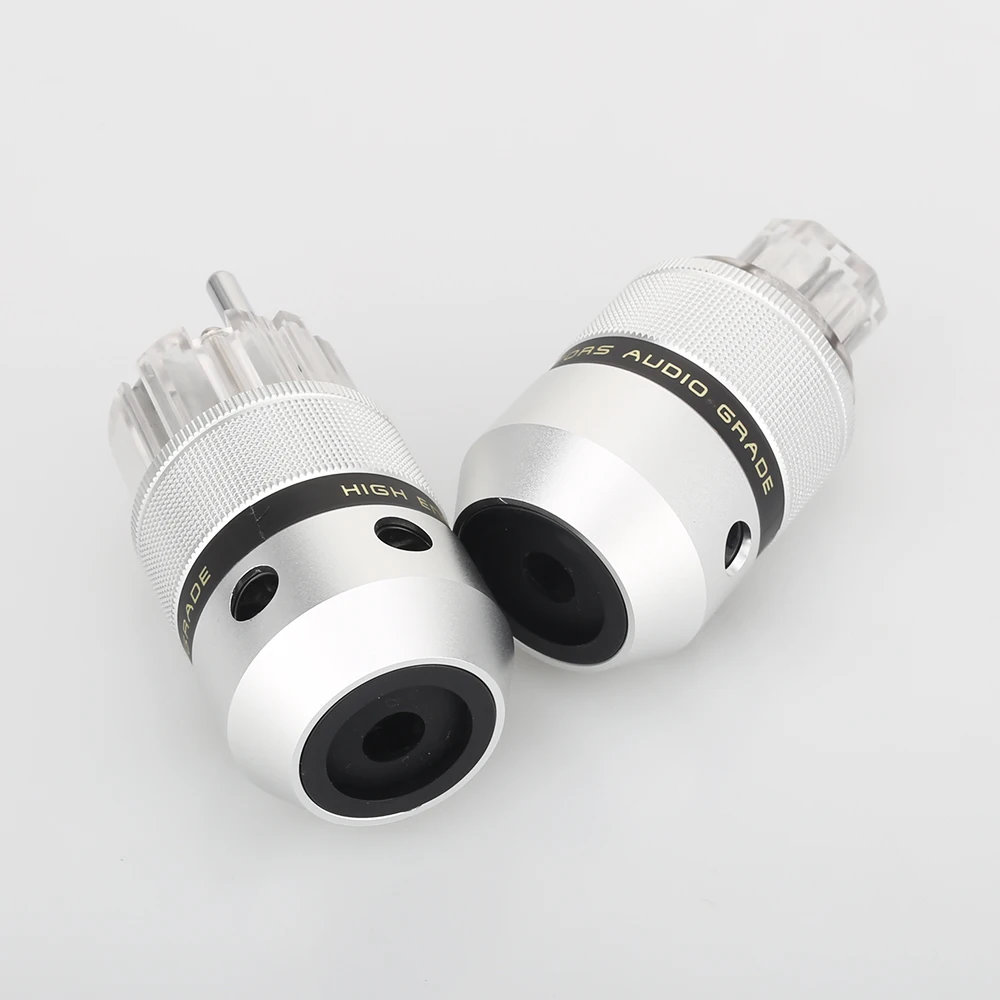 Audiocrast алюминиевый родиевый штекер питания Schuko + IEC|iec female plug|female plugpower plug |