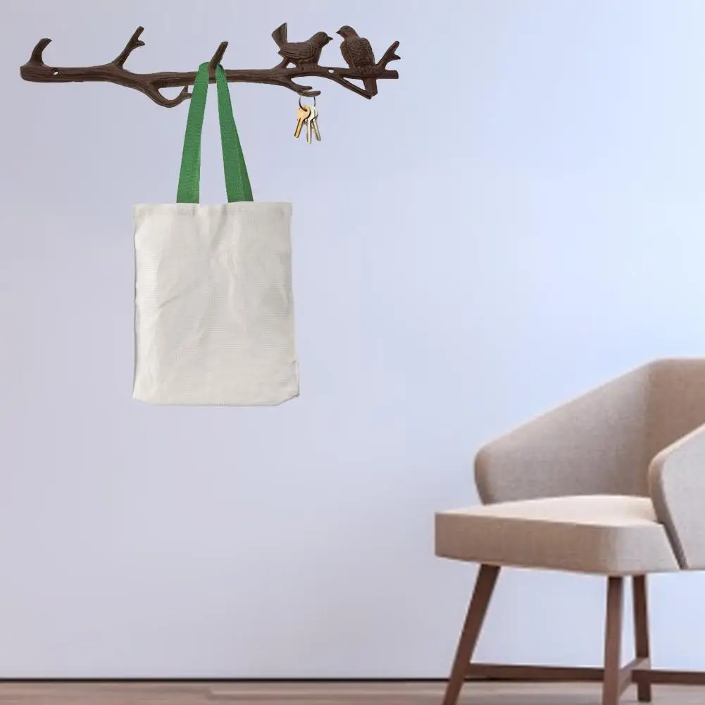 Ретро чугунная Милая птичка на ветке вешалка с 6 крючками декоративный чугунный