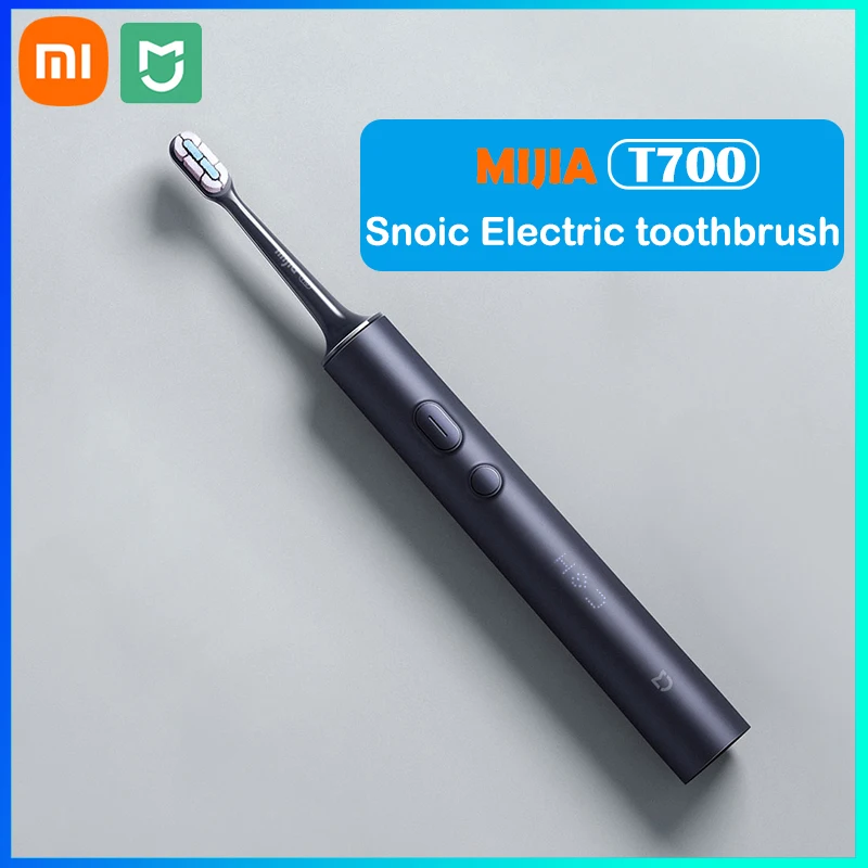 2021 neueste Xiaomi Mijia T700 Sonic Zahnbürste für Erwachsene Timer Pinsel APP Steuerung Smart Elektrische Zahnbürste IPX7 Wasserdicht
