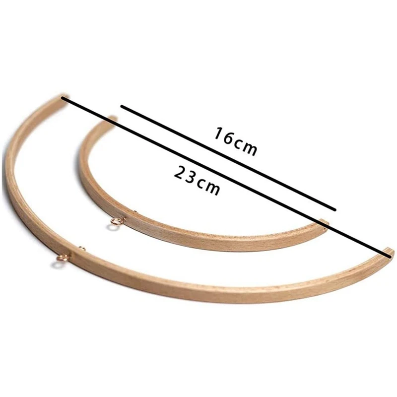 Bed Bell for Baby DIY Wooden Mobile Frame Crafts Natural Wood Hanger Kit Wind Chimes Room 17Pcs | Дом и сад