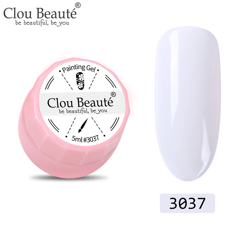 3037 Clou Beaute 72 цвета гель-краска УФ/светодиодный гель для ногтей замачиваемый дизайн ногтей светодиодный лак для ногтей УФ-гель для ногтей DIY Краска паук гель лак - Цвет: 3037