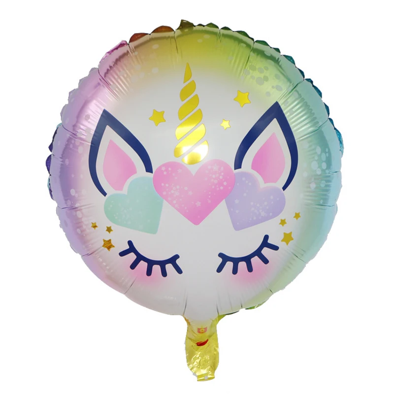 2 шт. мультфильм Летающая Лошадь Единорог фольги воздушный шар алюминиевые