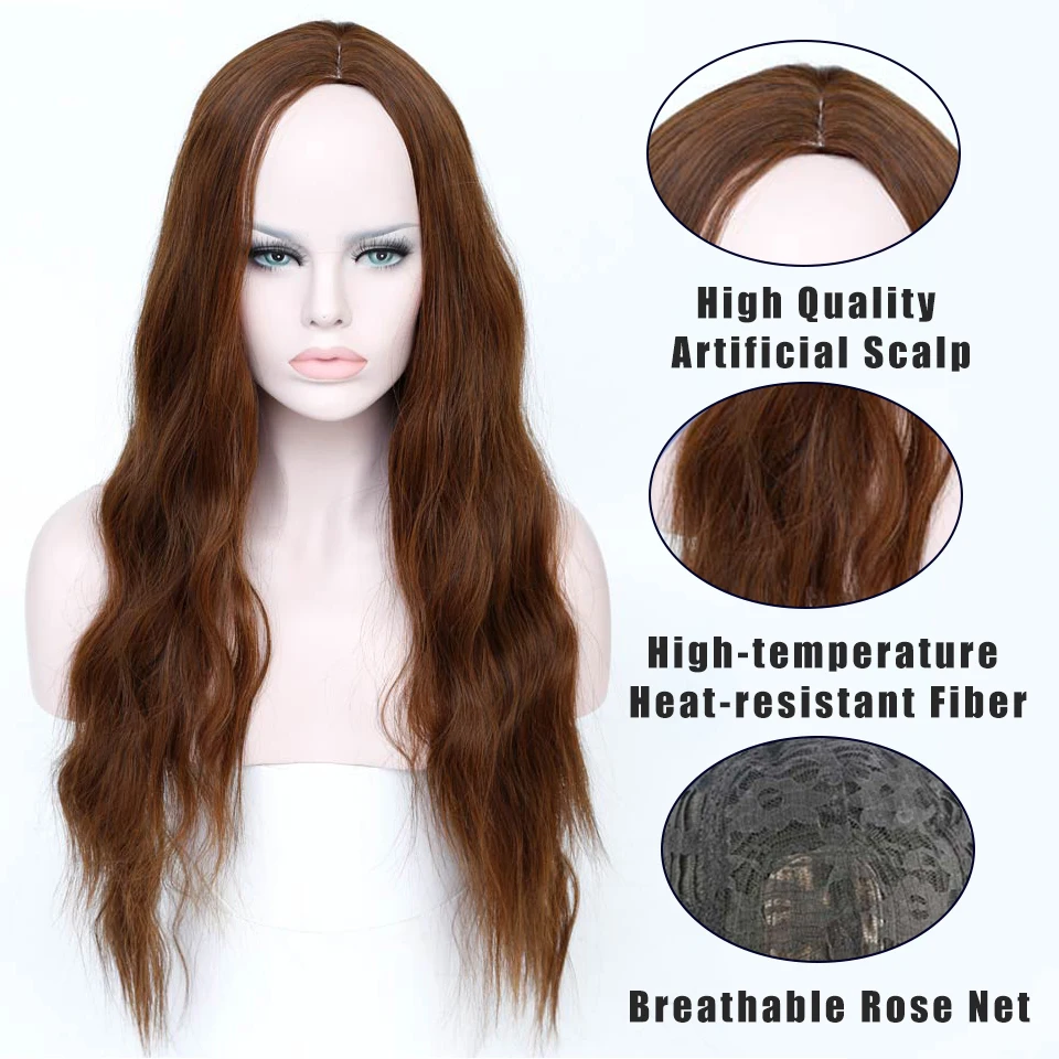 AILIADE женские длинные волнистые волосы разных цветов парики термостойкие