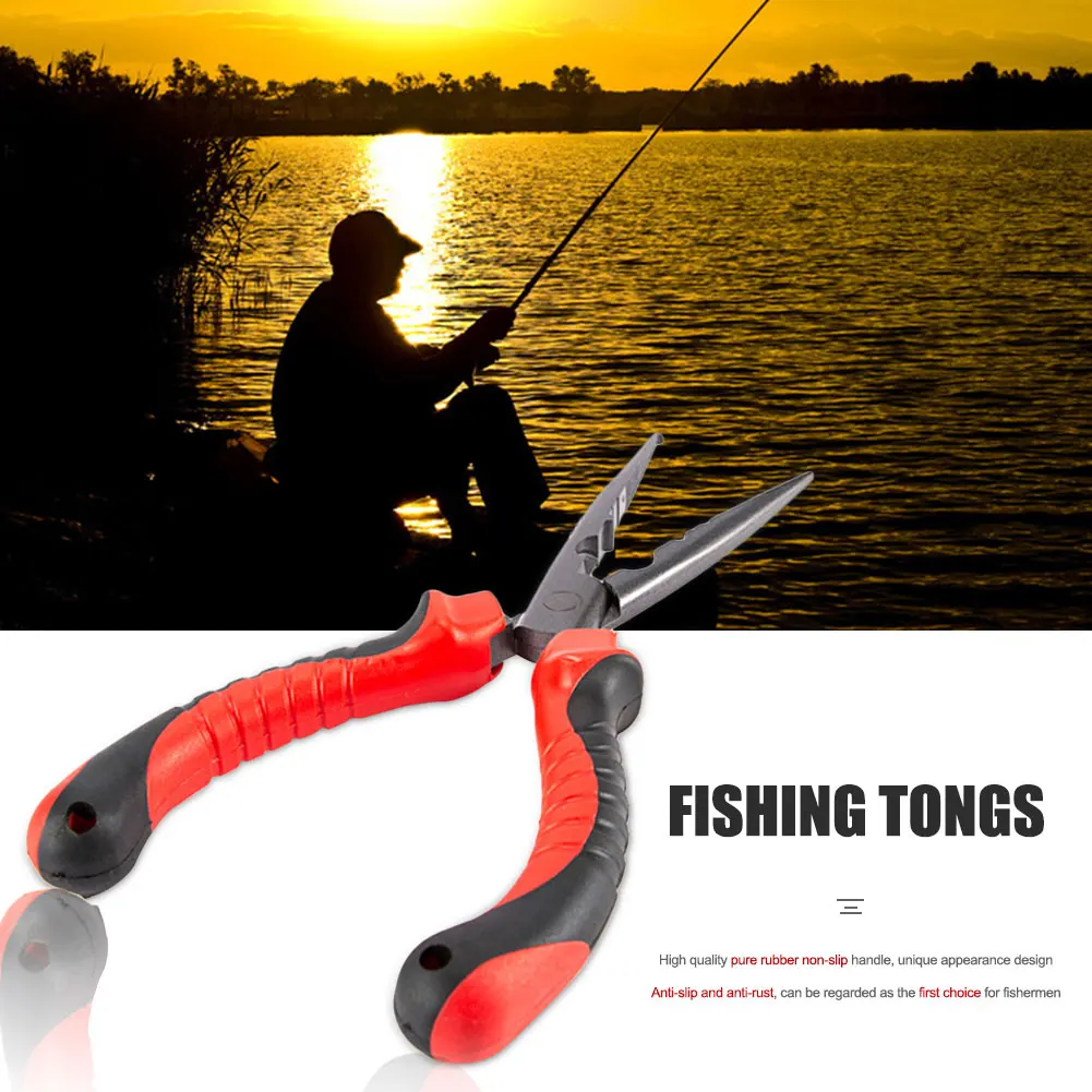 Рыболовные плоскогубцы из нержавеющей стали 7/9 дюймов ножницы для рыбной ловли в