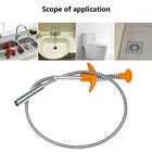 Пружинный захват, узкий изогнутый захват, 85 см, 4 когти, длинный охват, гибкий захват, инструмент для захвата гаек и болтов, наборы ручных инструментов