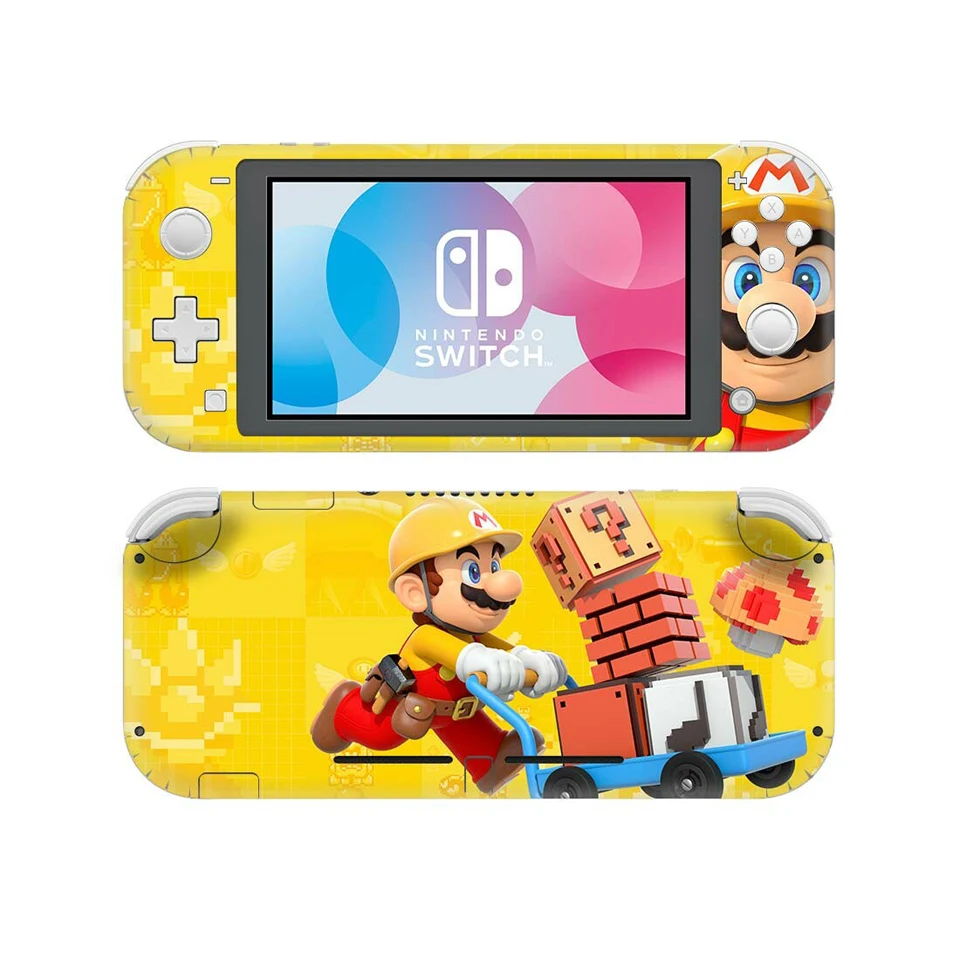 Наклейка с изображением супер Марио для nintendo Switch Lite, протектор консоли, чехол для nintendo Switch Lite, Виниловая наклейка с NSL