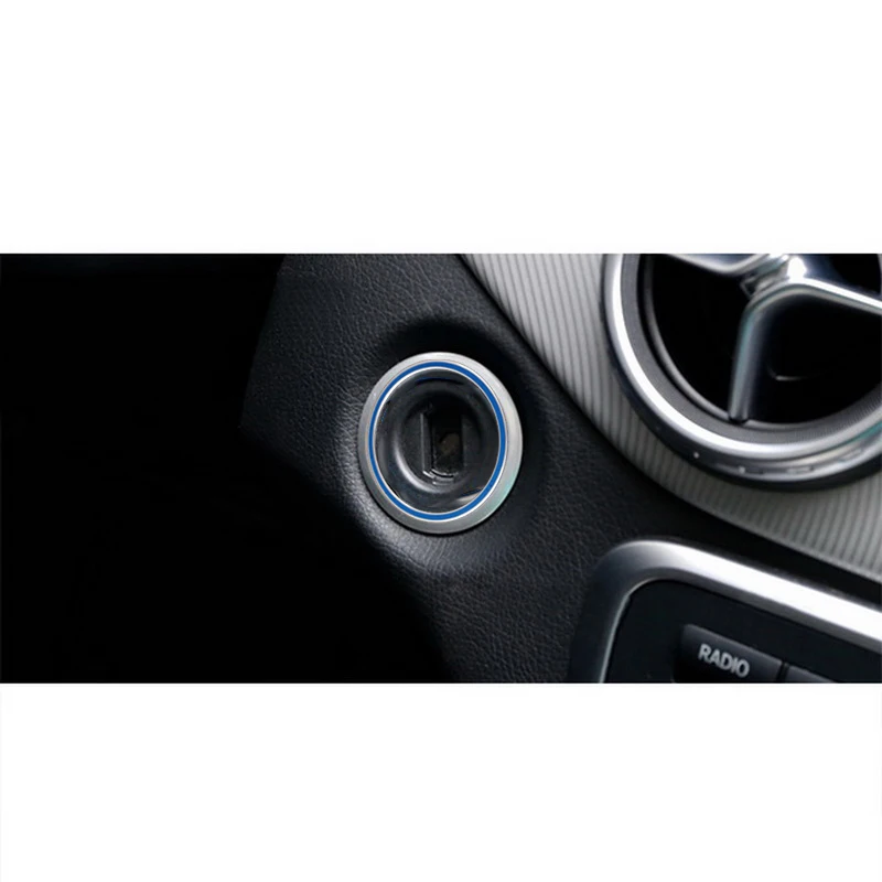 1 шт. кольцо зажигания для ключей украшение Benz Class A C GLA CLA200 C260L | Автомобили и