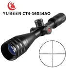 Yubeen 4-16X44 Aoe Glas Richtkruis тактический оптический прицел RGB Verlichte jaзаписи richtstick снайперский страйкбол Voor AR15 обзор