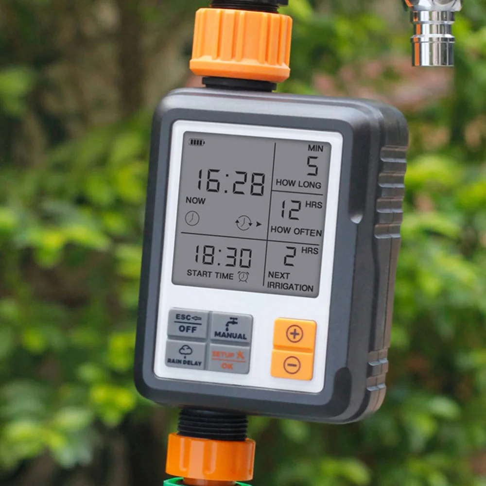 

1 Set Automatic Irrigation Water Timer Screen Sprinkler Controller (Single Exit)