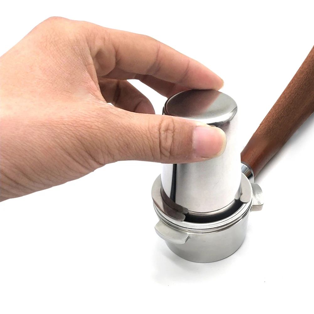 

51mm 54mm Bottomless Portafilter Set Practical Accessories 3 Ear Powder Feeder Part Stainless Steel Replacement With Dosing Cup