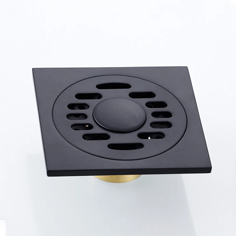 Сетка для слива отходов квадратный фильтр ванны латунная решетка волос в ванной