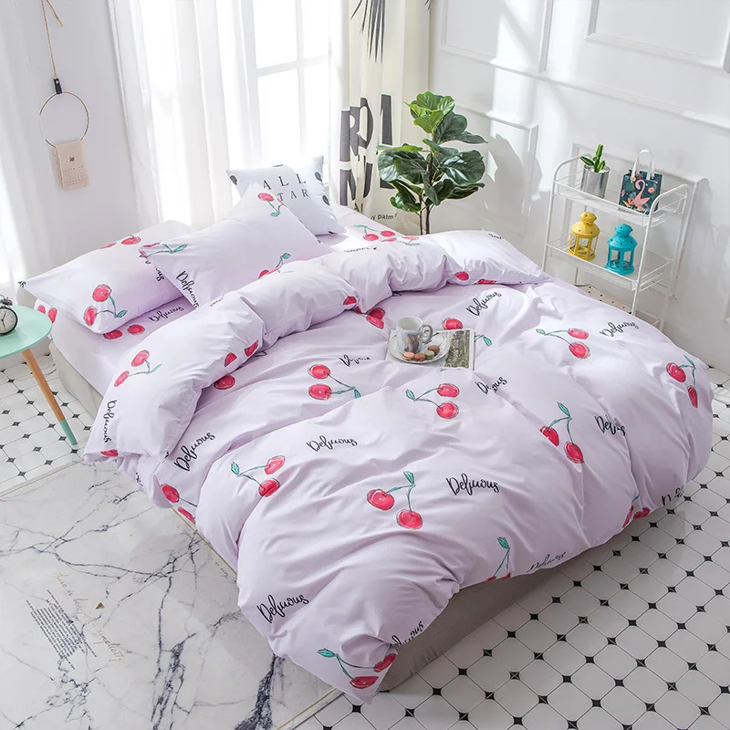 2021 домашний текстиль светильник фиолетовый комплект с пододеяльником и