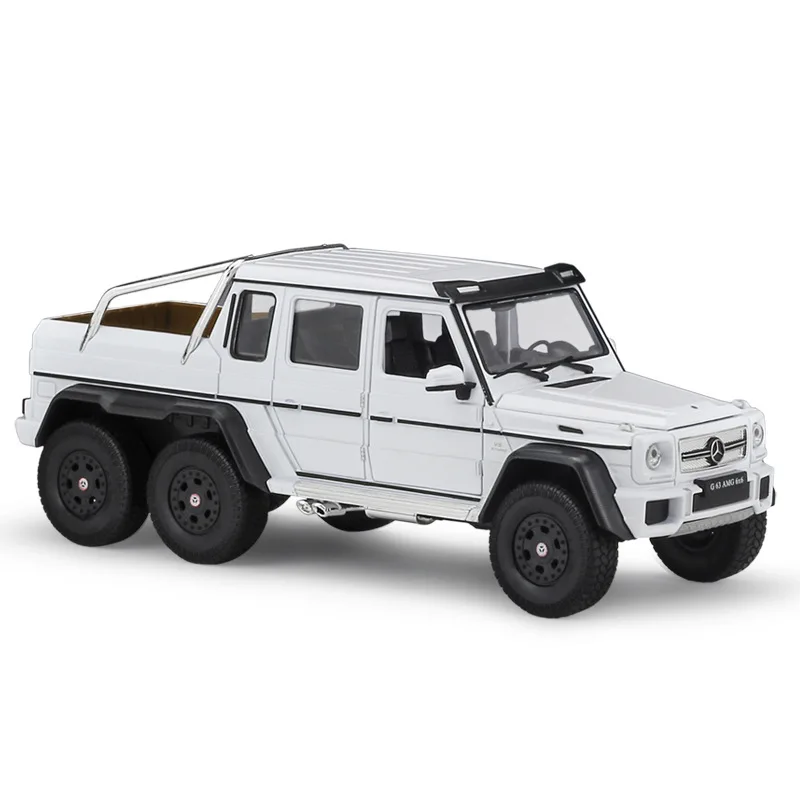 WELLY литая модель автомобиля в масштабе 1:24 Mercedes Benz G63 AMG 6X6 классический грузовик
