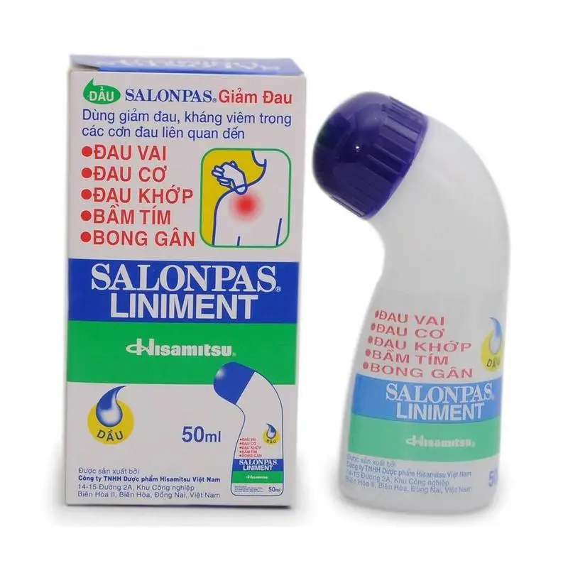 50 мл обезболивающее плечо для облегчения боли в мышцах Salonpas лосьон Линимент ролл жесткая боль Специальный дизайн для спортсмена