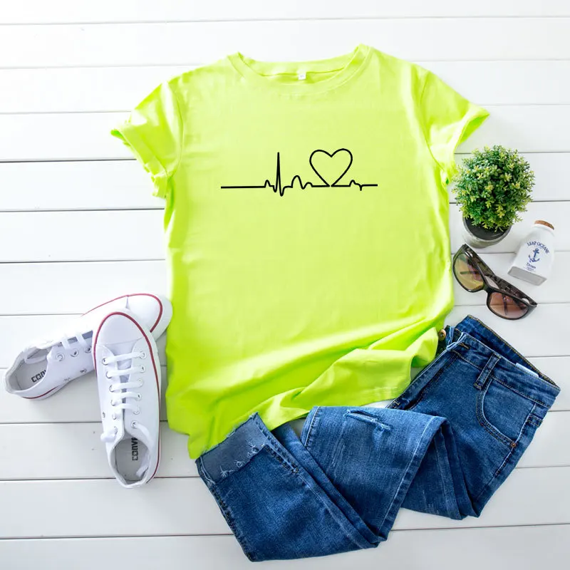 

Cartoon Print Cotton Short Sleeves T-shirt Men/Women Top Tee футболка оверсайз