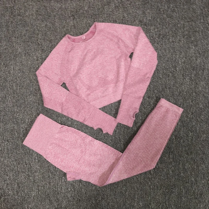 Комплект для йоги с длинным рукавом женская спортивная одежда жизненный