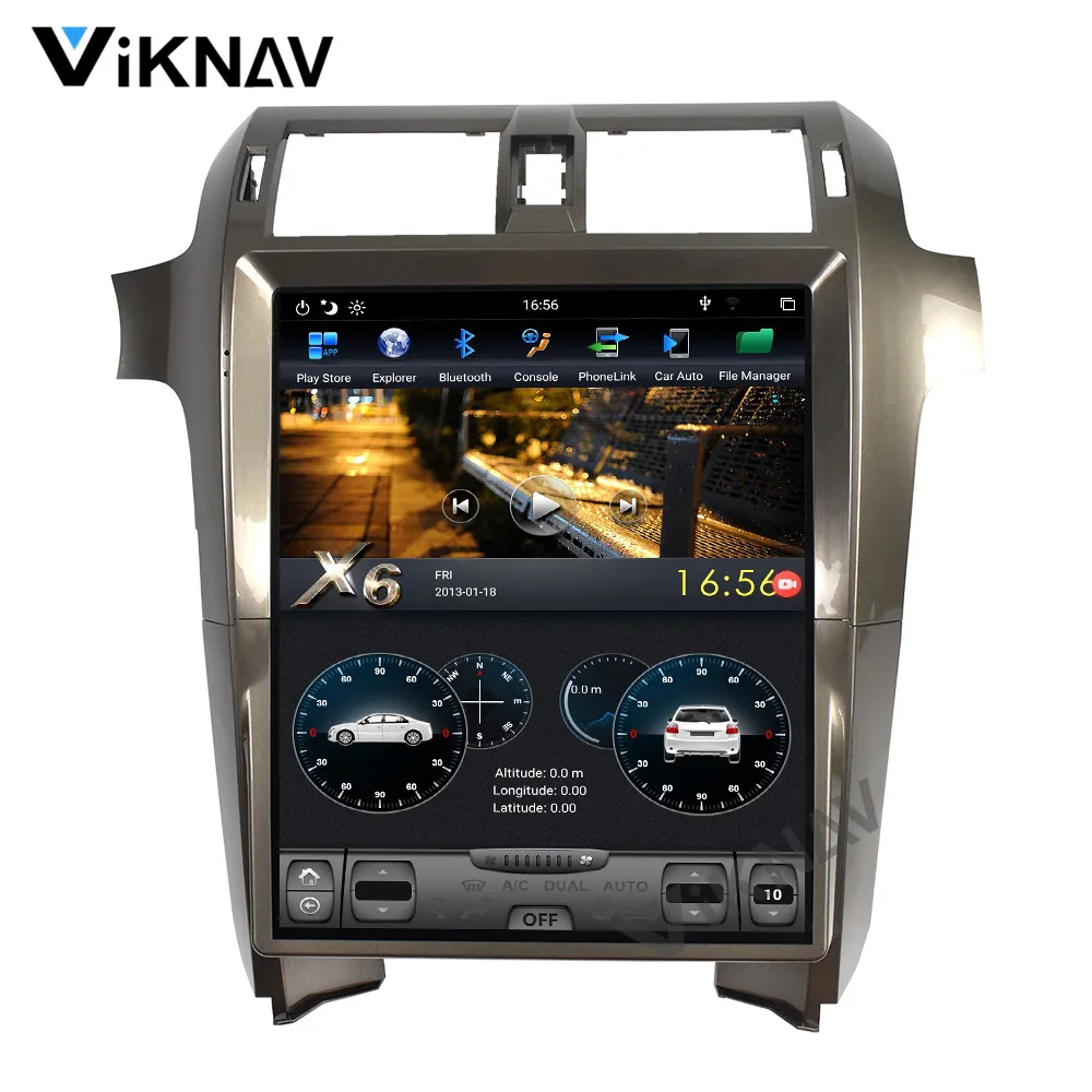 Автомобильный мультимедийный плеер стерео система под управлением Android с