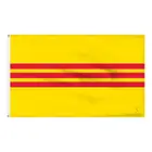 3x5FT флаг Южного Вьетнама, баннер 150X90CM 100D полиэстер, латунные прокладки, высококачественный флаг на заказ