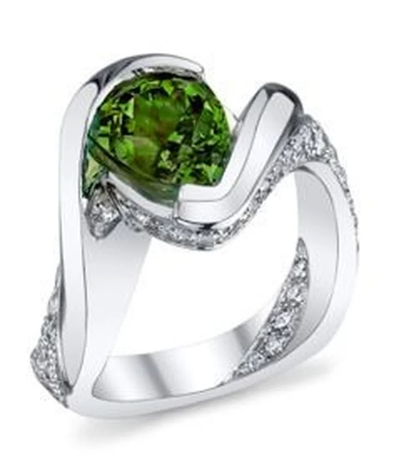 

2023 Trend Alloy Oval Zircon Creative Egg-Shaped Zircon Women's Rings Cute Jewelry Engagement Wedding Ring Bijouterie Female